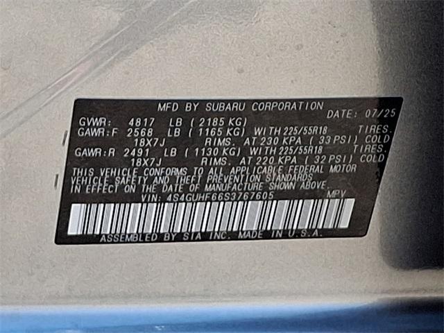 new 2025 Subaru Crosstrek car, priced at $32,549