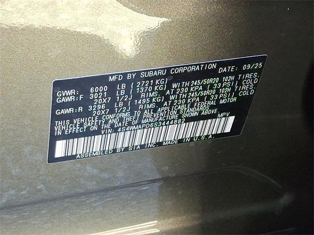 new 2025 Subaru Ascent car, priced at $45,426