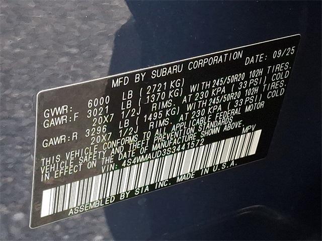 new 2025 Subaru Ascent car, priced at $48,041