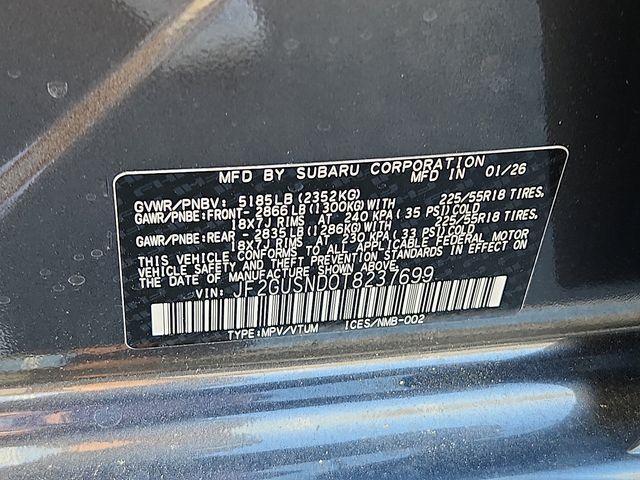 new 2026 Subaru Crosstrek car, priced at $36,123