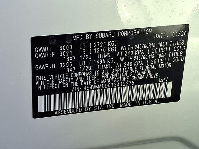 new 2026 Subaru Ascent car, priced at $40,317