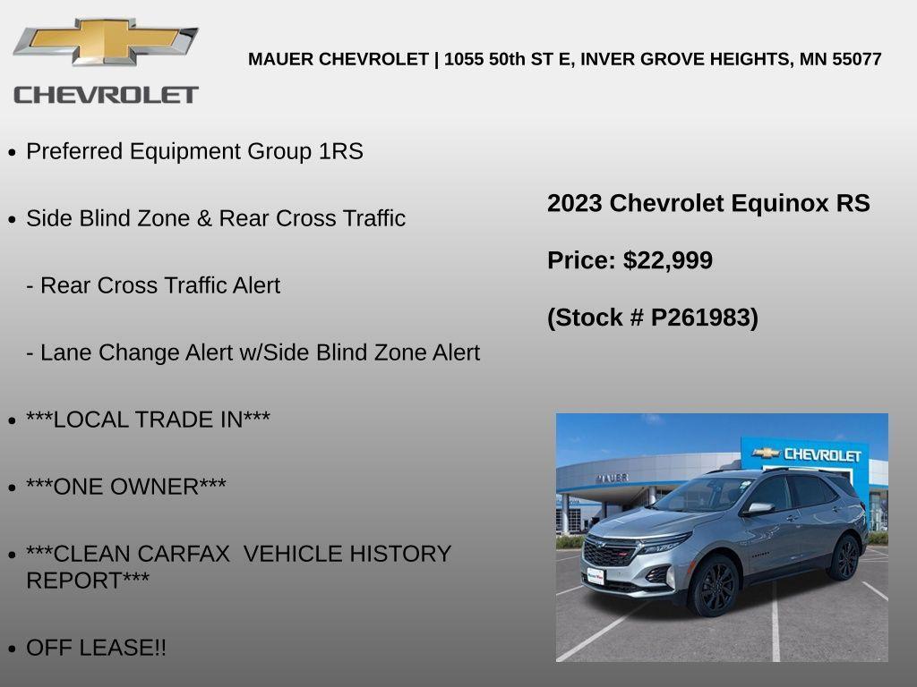 used 2023 Chevrolet Equinox car, priced at $22,999