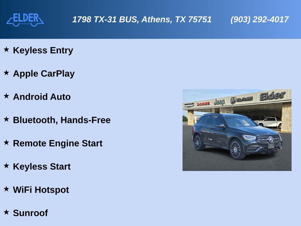 used 2021 Mercedes-Benz GLC 300 car, priced at $22,106