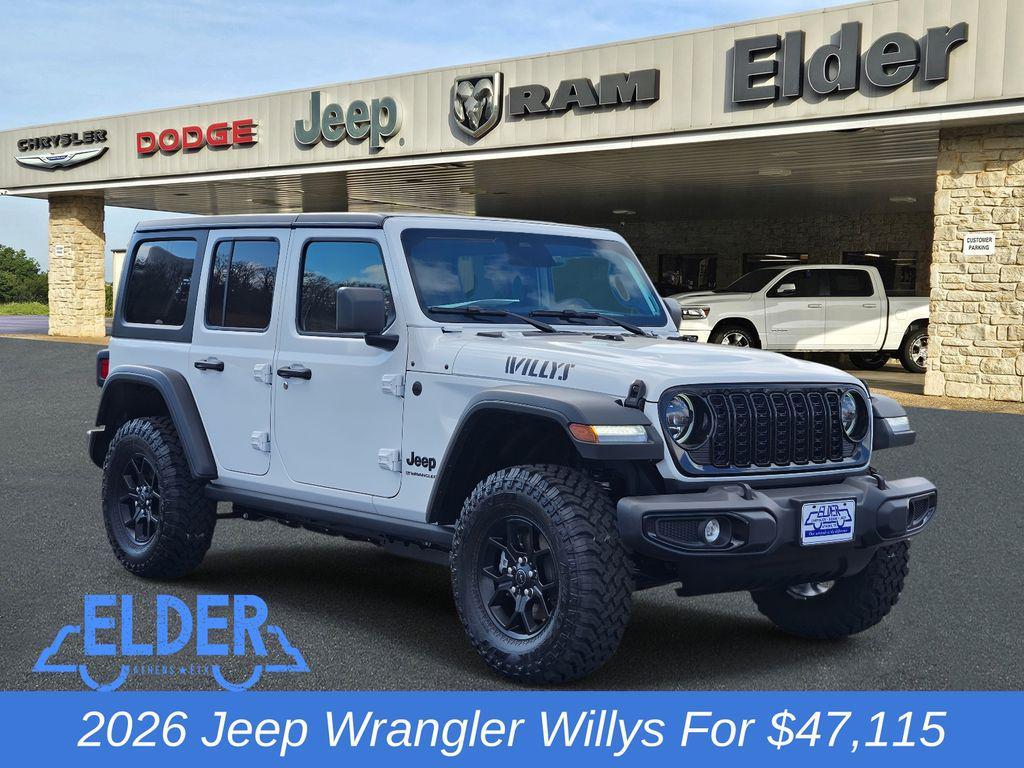 new 2026 Jeep Wrangler car, priced at $47,115