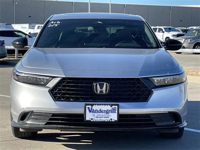 used 2024 Honda Accord Hybrid car, priced at $28,133