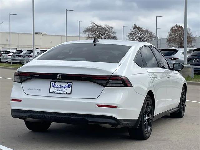 used 2025 Honda Accord car, priced at $28,260