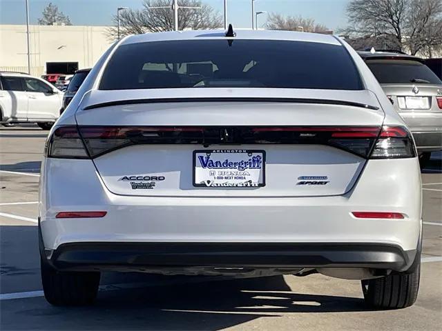 used 2025 Honda Accord Hybrid car, priced at $28,125