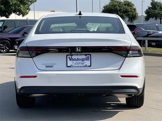 new 2025 Honda Accord car, priced at $28,798