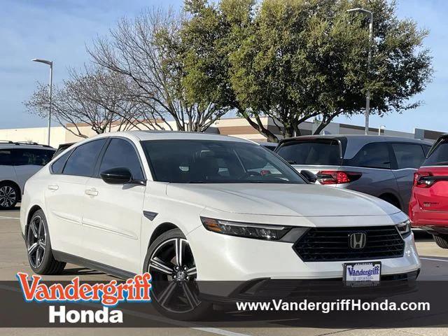 used 2023 Honda Accord Hybrid car, priced at $26,892