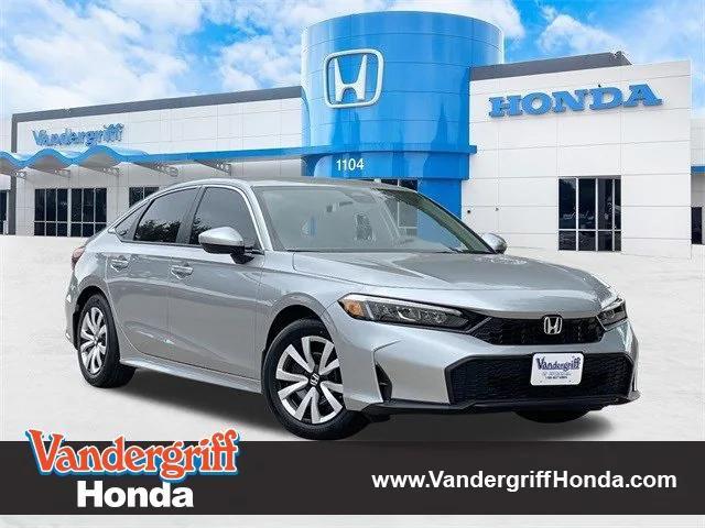 new 2026 Honda Civic car, priced at $24,953