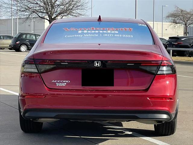 used 2025 Honda Accord car, priced at $29,524