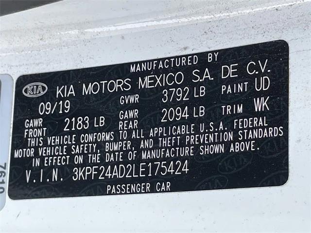 used 2020 Kia Forte car, priced at $15,595