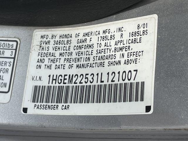 used 2001 Honda Civic car, priced at $8,550