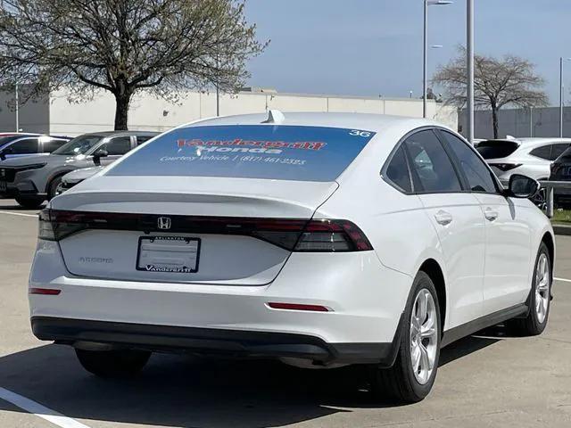 new 2025 Honda Accord car, priced at $27,163