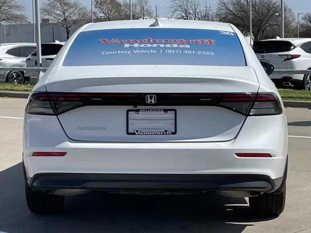 new 2025 Honda Accord car, priced at $27,163