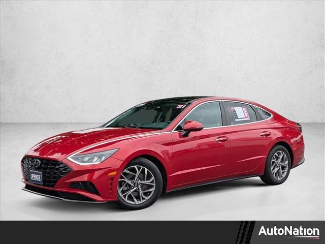 used 2021 Hyundai Sonata car, priced at $17,990