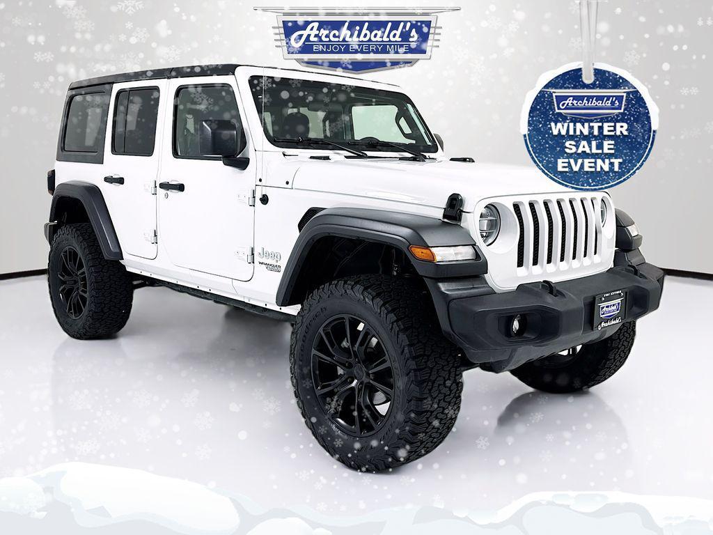 used 2020 Jeep Wrangler Unlimited car, priced at $28,646