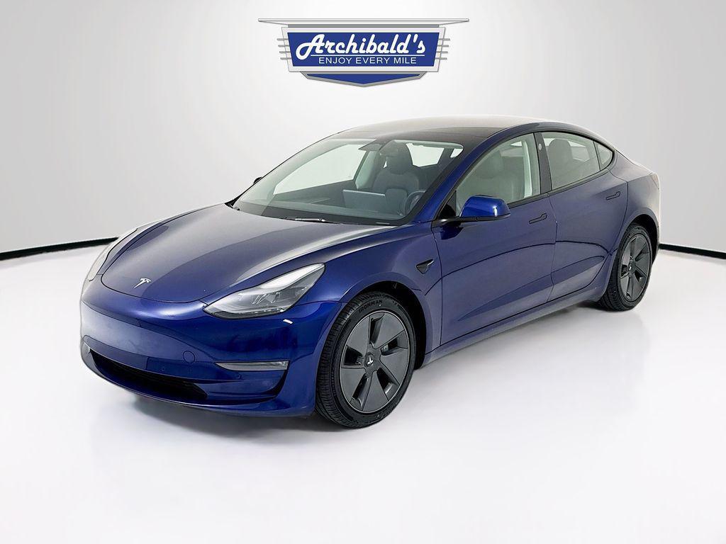used 2022 Tesla Model 3 car, priced at $23,890