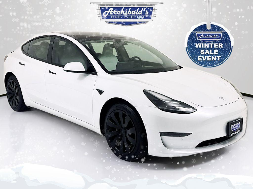 used 2021 Tesla Model 3 car, priced at $23,000