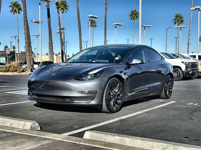 used 2023 Tesla Model 3 car, priced at $32,420
