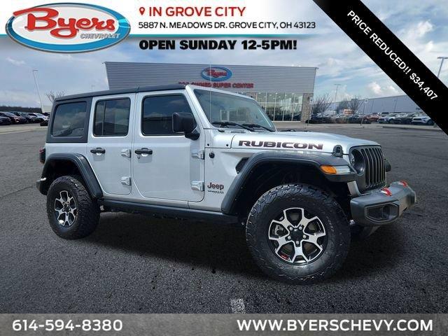 used 2022 Jeep Wrangler Unlimited car, priced at $34,855