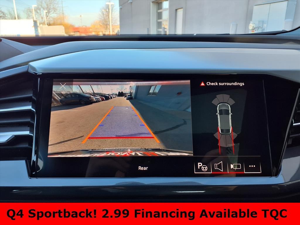 used 2023 Audi Q4 e-tron car, priced at $30,491