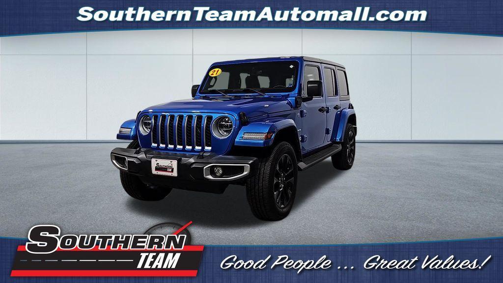 used 2021 Jeep Wrangler Unlimited 4xe car, priced at $29,648