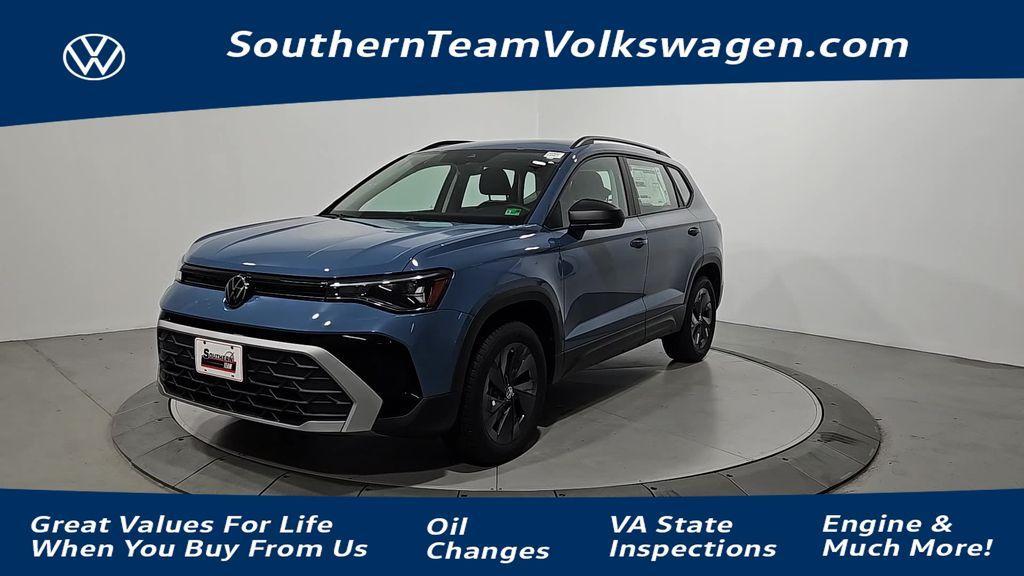 new 2025 Volkswagen Taos car, priced at $22,403