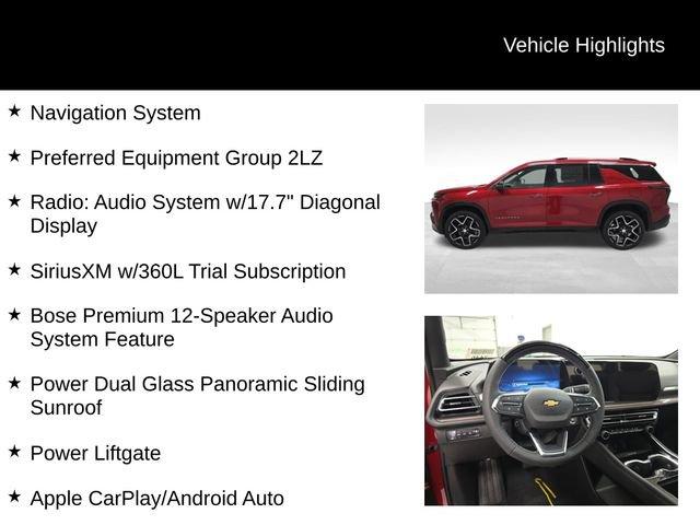 new 2026 Chevrolet Traverse car, priced at $59,789