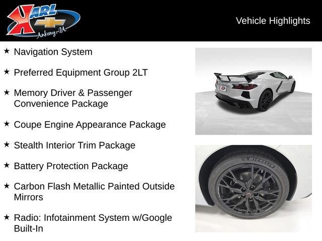 new 2026 Chevrolet Corvette car, priced at $84,443
