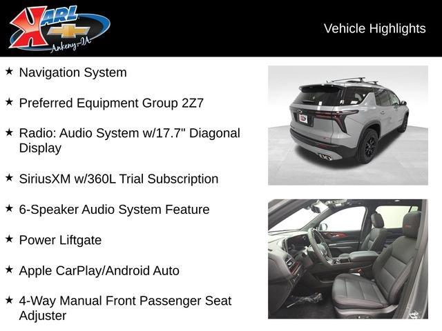 new 2026 Chevrolet Traverse car, priced at $59,099