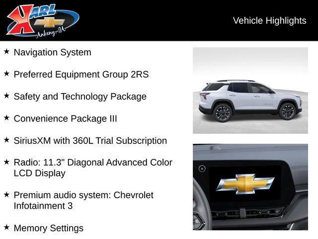 new 2026 Chevrolet Equinox car, priced at $40,485