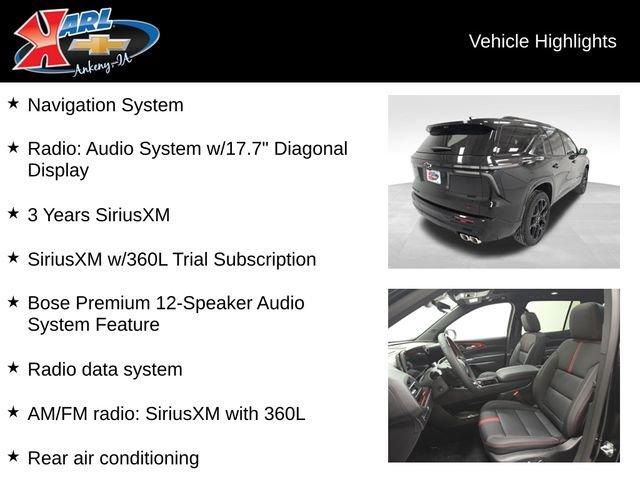new 2026 Chevrolet Traverse car, priced at $59,594