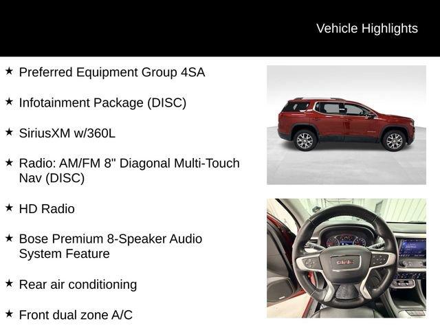 used 2020 GMC Acadia car, priced at $19,787