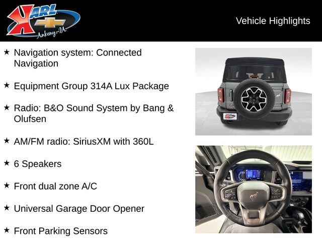 used 2022 Ford Bronco car, priced at $37,987