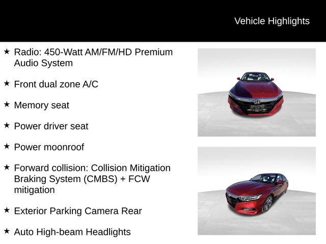 used 2019 Honda Accord car, priced at $18,987