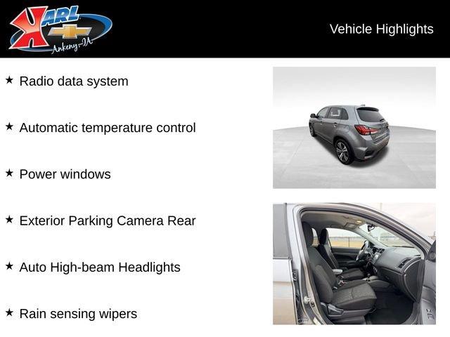 used 2023 Mitsubishi Outlander Sport car, priced at $21,987