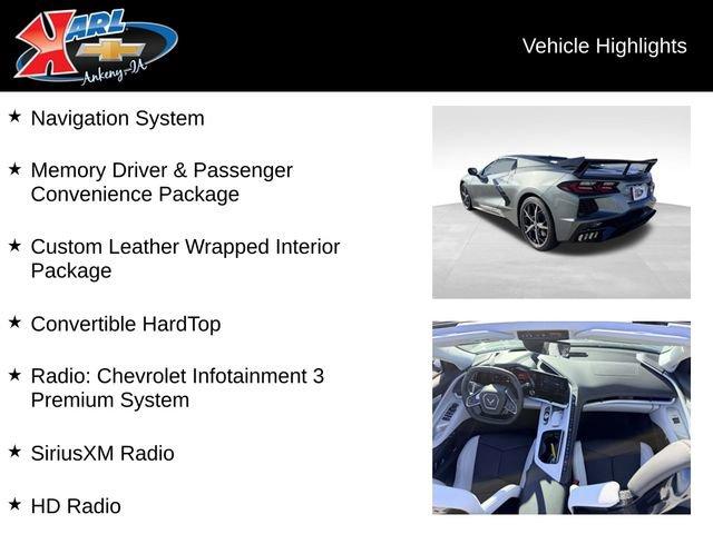 used 2023 Chevrolet Corvette car, priced at $79,987