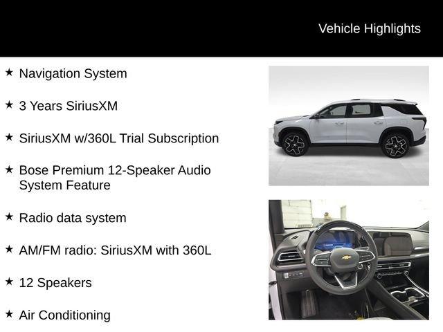 new 2026 Chevrolet Traverse car, priced at $60,289