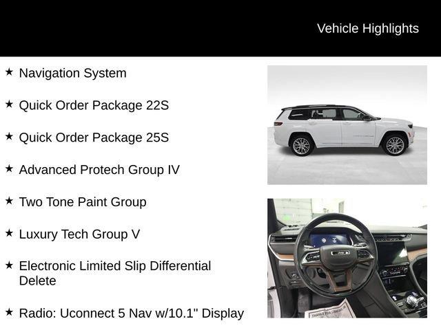 used 2022 Jeep Grand Cherokee L car, priced at $41,987
