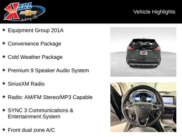 used 2020 Ford Edge car, priced at $18,485