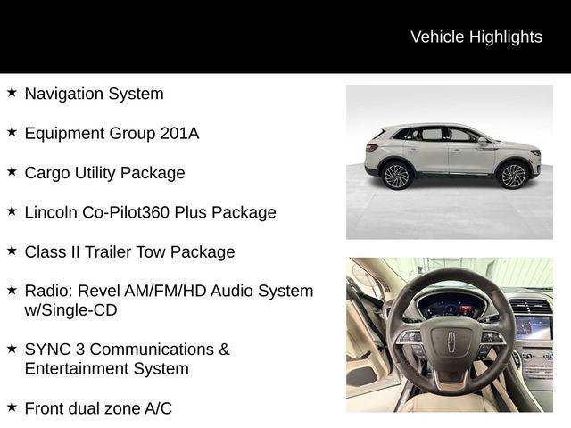 used 2020 Lincoln Nautilus car, priced at $24,987