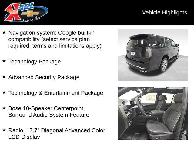 new 2026 Chevrolet Tahoe car, priced at $82,745