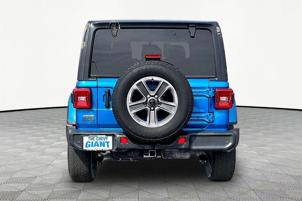 used 2021 Jeep Wrangler Unlimited car, priced at $29,030