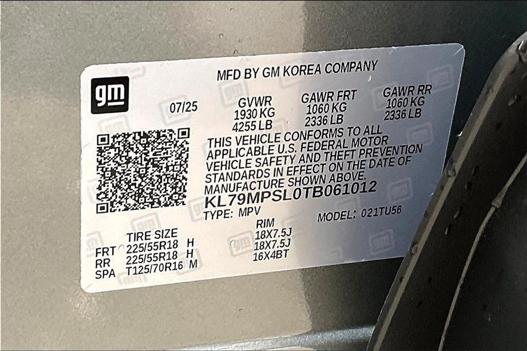 new 2026 Chevrolet TrailBlazer car, priced at $24,804