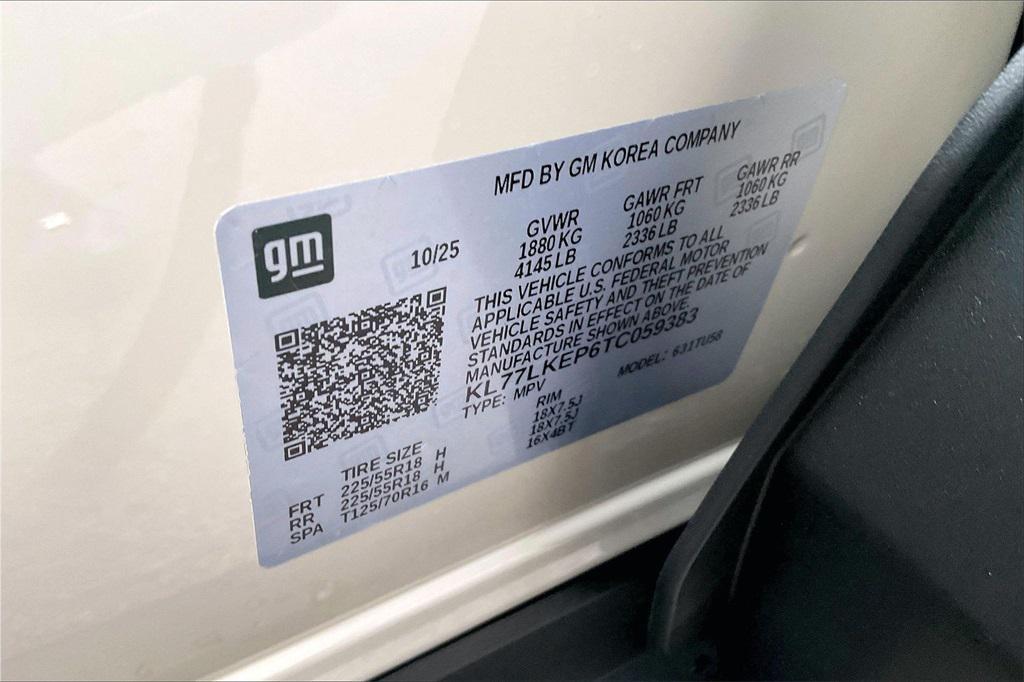 new 2026 Chevrolet Trax car, priced at $27,545