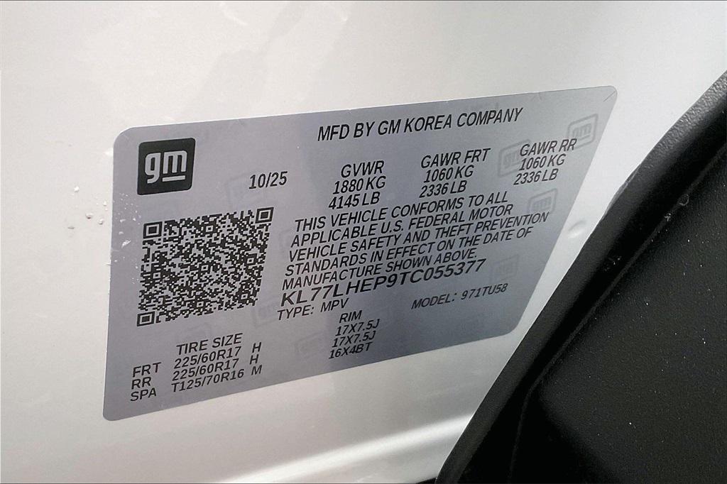 new 2026 Chevrolet Trax car, priced at $25,149