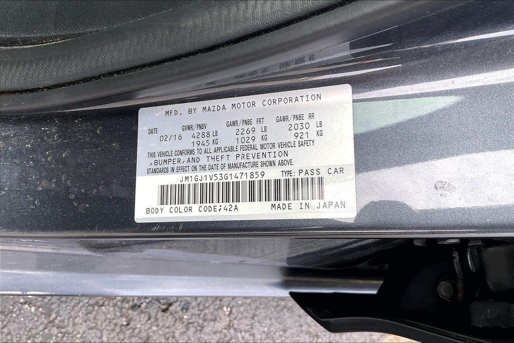 used 2016 Mazda Mazda6 car, priced at $8,695