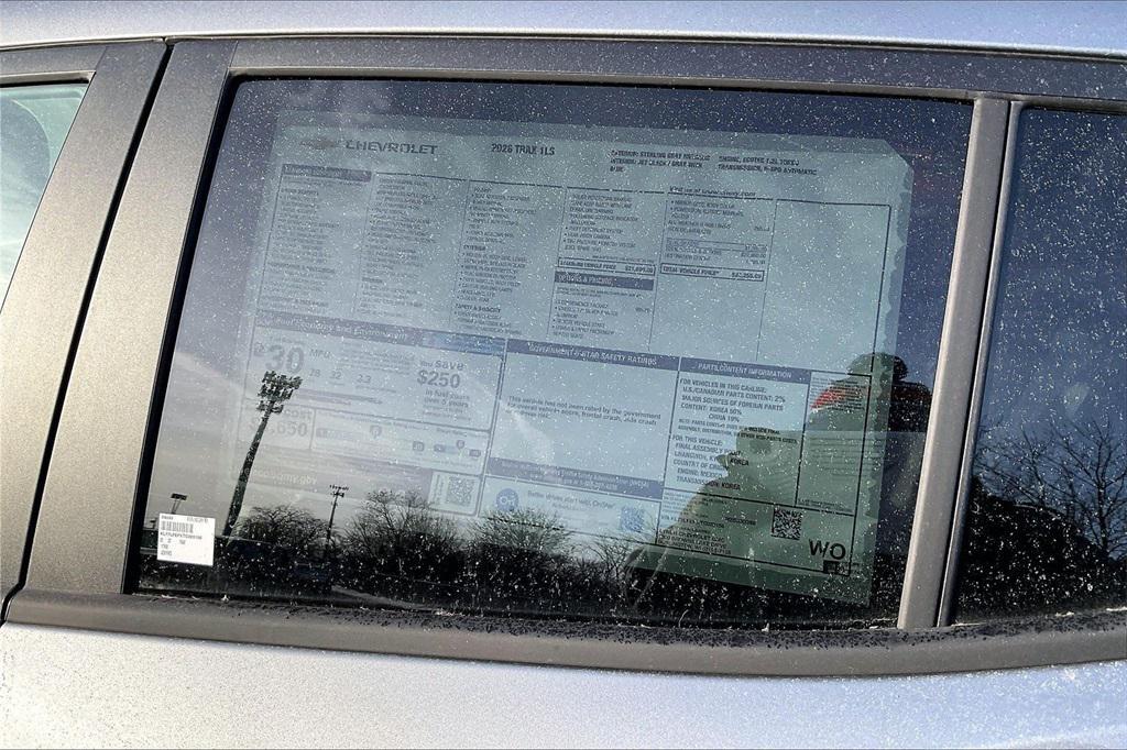 new 2026 Chevrolet Trax car, priced at $24,494