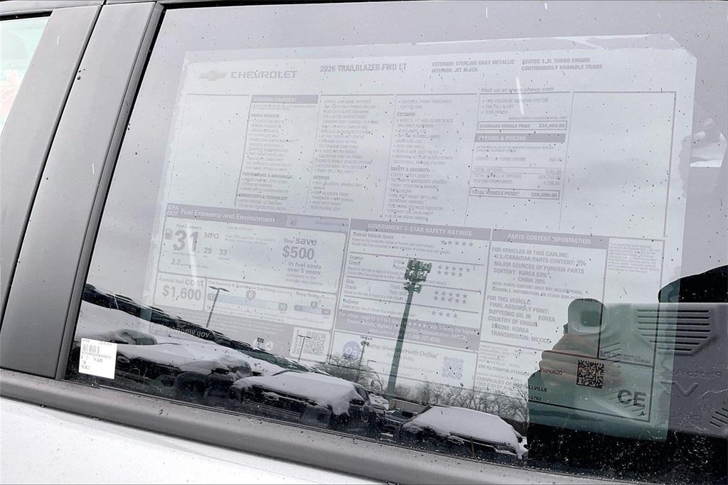 new 2026 Chevrolet TrailBlazer car, priced at $22,790